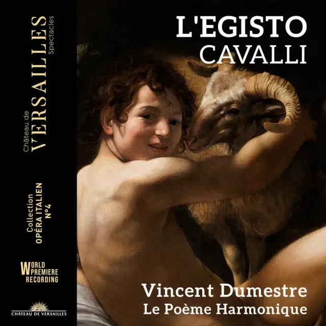Pochette de l’album L’Egisto, Cavalli, Château de Versailles Spectacles