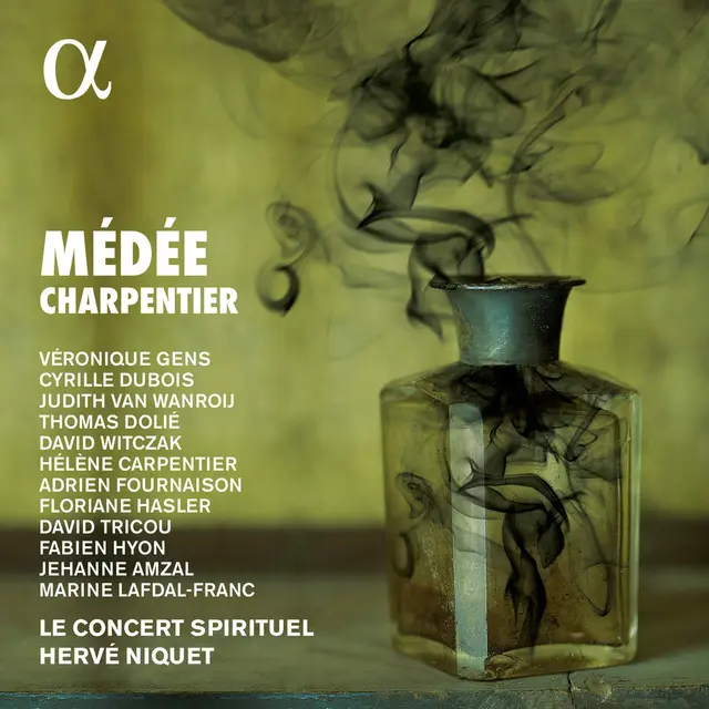 Pochette de l’album Médée, Charpentier, Alpha Classics
